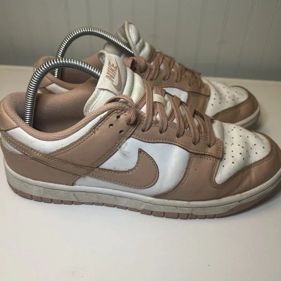 Nike Dunk Low Rose Whisper Women's Shoes Sneaker 9.5 White Pink Mauve DD1503-118 - Picture 5 of 9